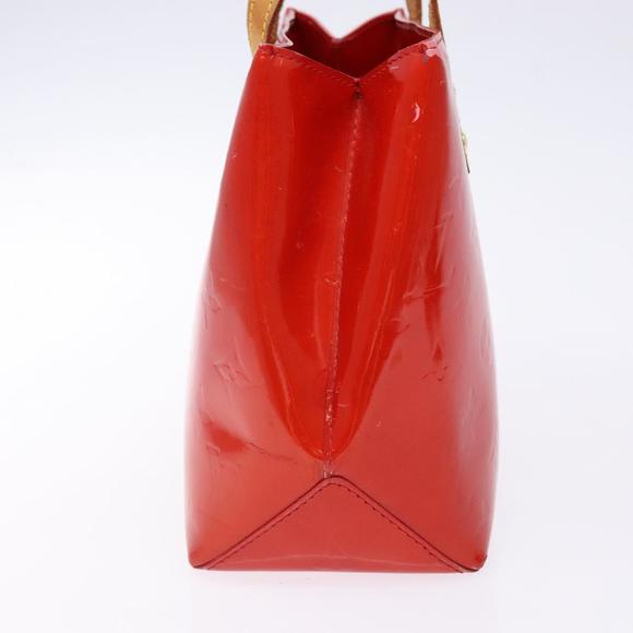 LOUIS VUITTON Monogram Vernis Reade PM Hand Bag Red Rouge M91088 LV Auth ep10876 - Picture 4 of 16